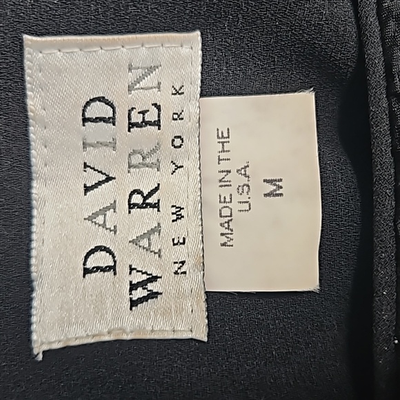 David Warren New York Vintage Beaded Sleeveless Top Button Up Back Size Medium - Picture 7 of 16